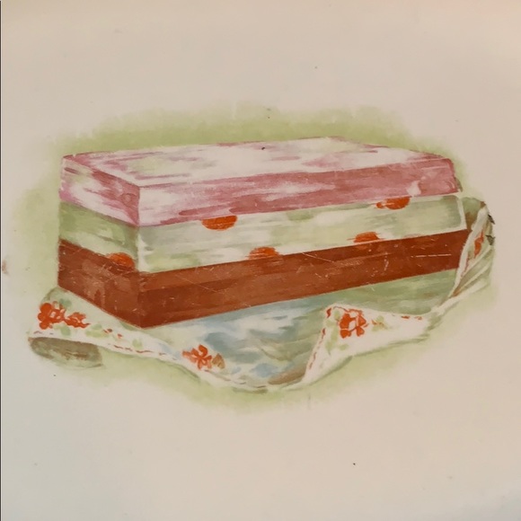 Vintage Ice Cream Platter & plates 12”5 x 9” - Picture 5 of 5